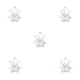 thumbnail image 1 of Colgante de Navidad Advancent campana de estrella decoración de pared dorado Blanco rojo, 1 of 6