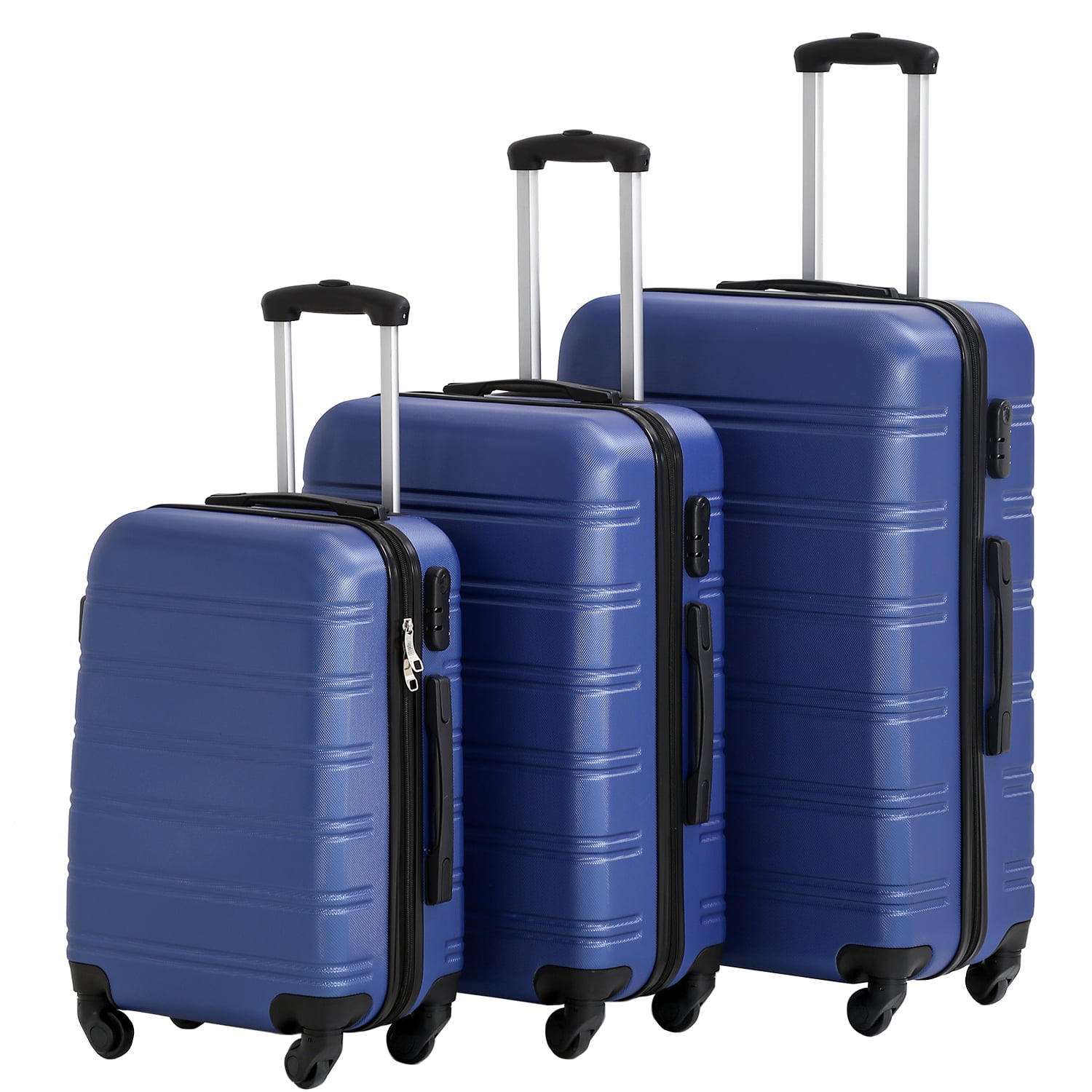 Hard Shell Luggage Sets with Spinner Wheels 3 Piece Suitcase Luggage ...