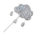 thumbnail image 4 of Piezas de 6 lindas lunas durmientes con purpurina/adornos para cupcakes, accesorios para hornear postres, 4 of 9