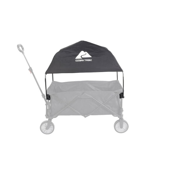 Ozark Trail Attachable Wagon Canopy, Black, Attachable Wagon Canopy