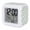 Mint, Sky Blue, Pale Green, Pastel Blue, variant on Cartoon Dinosaurs Digital Alarm Clock for Bedrooms, Smart LED Alarm Clock with 7 Color Changing Night Light, Funny Cute Animals Green Blue Dots Silent Wake Up Clocks for Sleep Study Cooking 3.2"x3.2"