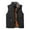 Black, variant on Men's Winter Fishing Body Warmer Warm Windproof Gilet Outdoor Photography Vest With Pockets