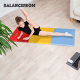 thumbnail image 6 of BalanceFrom 6ft x 2ft x 2in 3-Panel All-Purpose Folding Gymnastics Mat, Multicolored, 6 of 9
