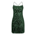 thumbnail image 4 of DAFEI Sequin Homecoming Dresses Short Sparkly Tight Mini Formal Evening Cocktail Gowns with Slit, 4 of 5