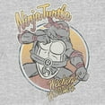 thumbnail image 2 of Men's Teenage Mutant Ninja Turtles Distressed Weekend Warrior Raphael Sweatshirt Athletic Heather 3X Large, 2 of 4