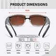 thumbnail image 3 of Gafas de Sol Polarizadas UV400 Wzerry Fit Over para Hombres y Mujeres, 3 of 7