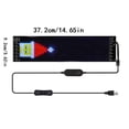thumbnail image 3 of Deals Qaailabf LED Sign For Car Flexible LED Display Programmable LED Matrix Panel USB 5V Bluetooth Application Control, 3 of 9