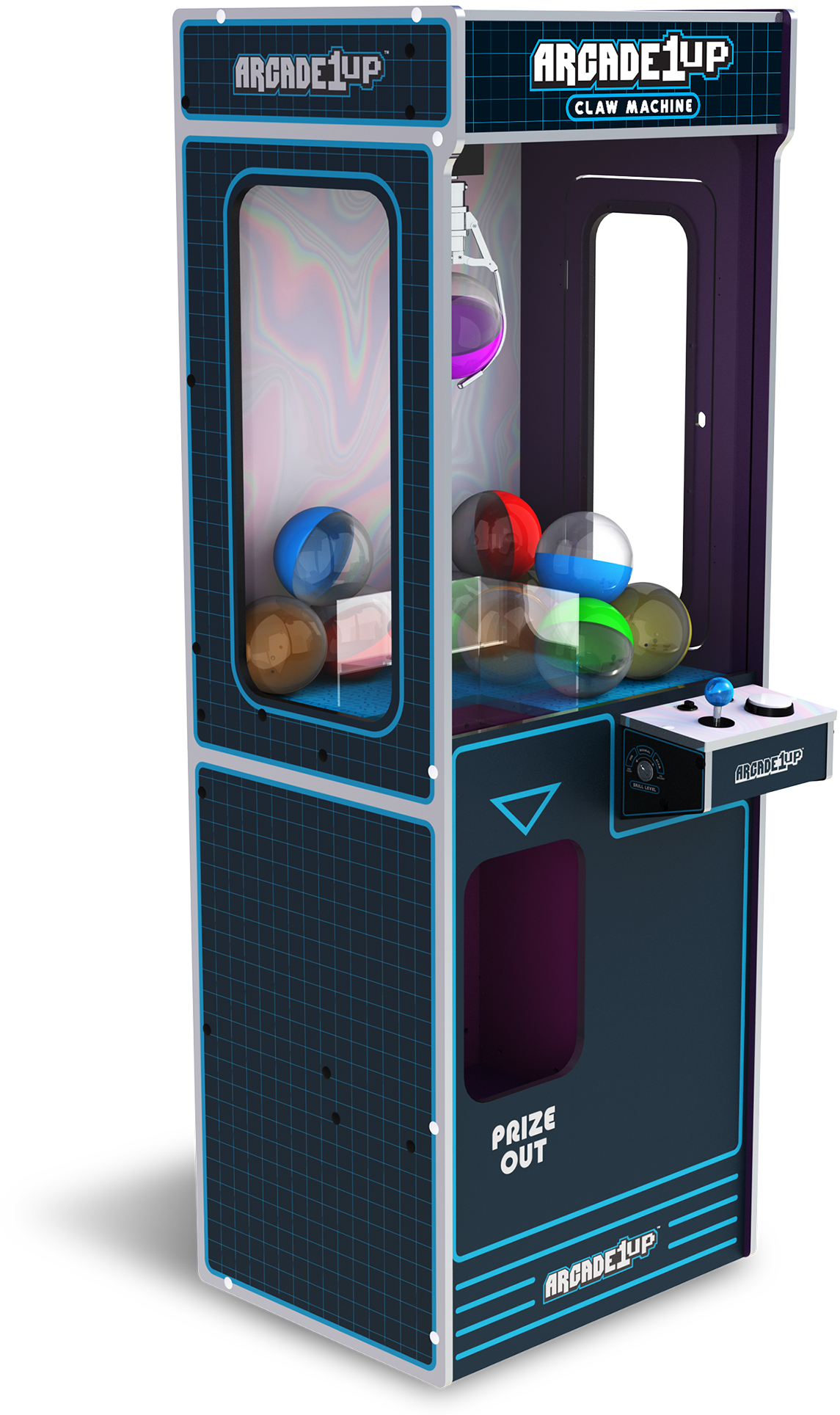 Arcade1Up Full-Size Claw Machine - Light-Up Marquee, Customizable - Perfect for Stuffed Animals, Plushies, Toys - Ultimate Arcade Game Room & Party Entertainment