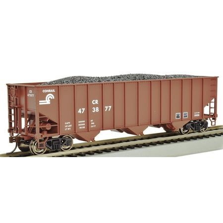 - HO Bethlehem Steel 100-Ton 3-Bay Hopper Conrail