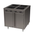 thumbnail image 1 of Spring USA BOH-2600D 36" Cooking Cart w/ (4) Induction Stove, Silver, 1 of 1