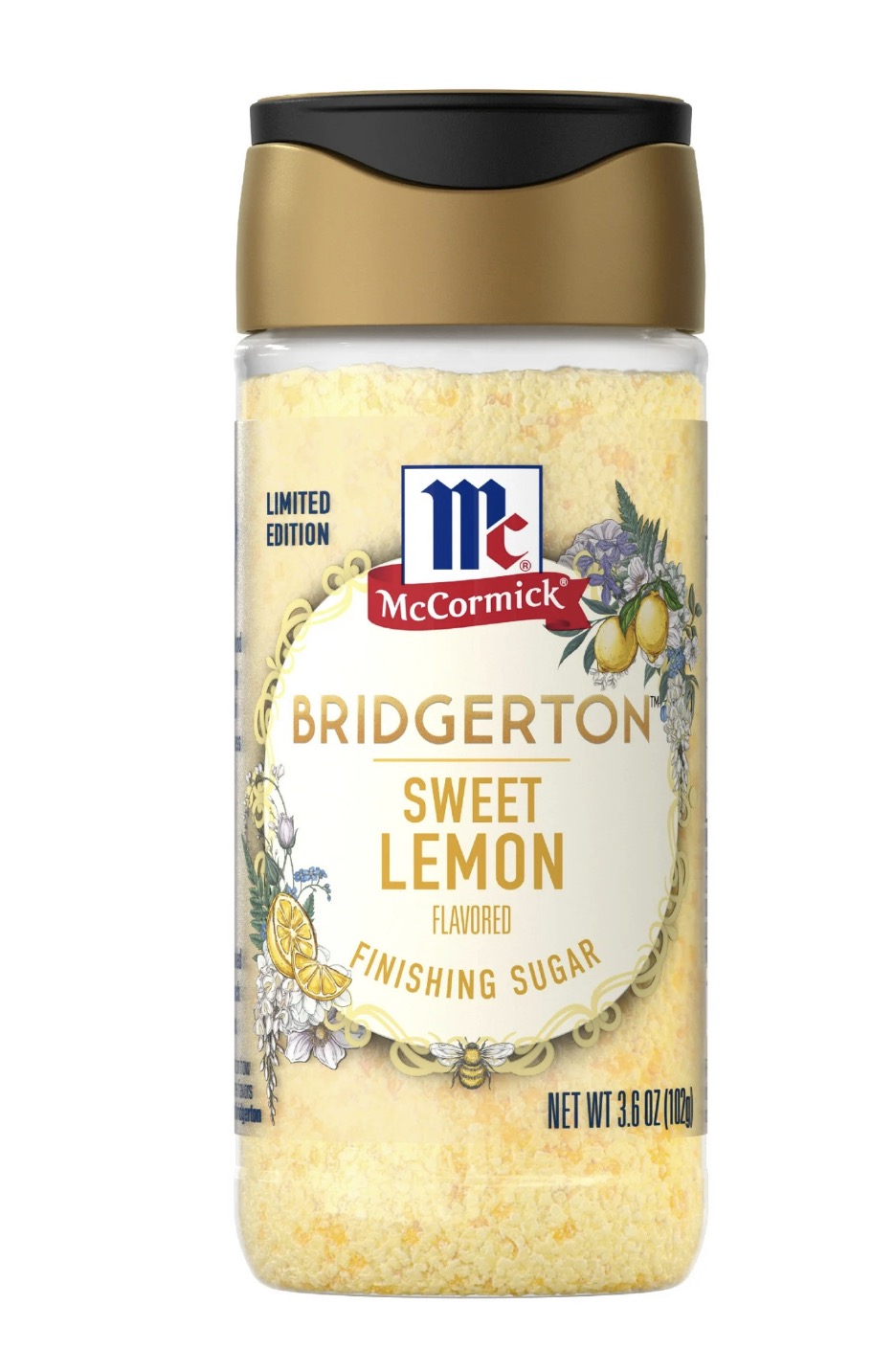 3 Limited Edition Bridgerton Lady Whistledown McCormick Finishing Sugars