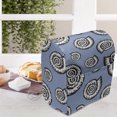 thumbnail image 4 of Underwater Lounger Chair Bag, Pastel Toned Spiraling Nautiluses Pattern Sea Animals Ocean Theme, High Capacity Storage with Handle Container, Lounger Size, Ceil Blue Charcoal Grey, by Ambesonne, 4 of 5
