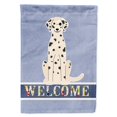 thumbnail image 1 of "Treasures Dalmatian Welcome Flag Canvas House, grande, multicolor" Caroline's Treasures BB5678CHF, 1 of 1
