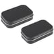 thumbnail image 1 of 2 cajas de almacenamiento pequeñas con tapa, rectangulares, de hojalata, de metal, con tapa, pequeñas, para almacenamiento en el hogar, color negro, 1 of 7