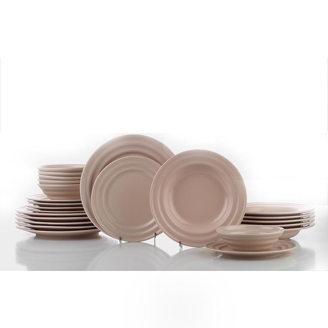 Kutahya Porselen New Tuvana Dinnerware set for 6, porcelain, 24 pieces