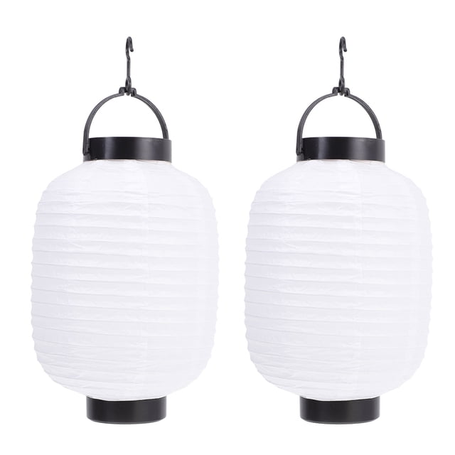 2 piezas de papel lámpara de linterna japonesa papel decorativo colgando linterna japonesa para casa