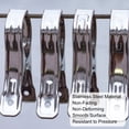 thumbnail image 4 of Uxcell 40Pcs Pinzas de acero inoxidable 2.8 pulgadas Clips para cubierta de piscina Viento para colgar, 4 of 6