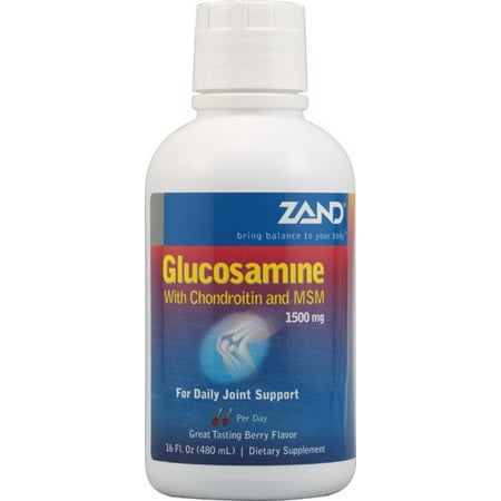 Zand Avec Glucosamine chondroïtine et MSM Berry 1500 mg - 16 fl oz