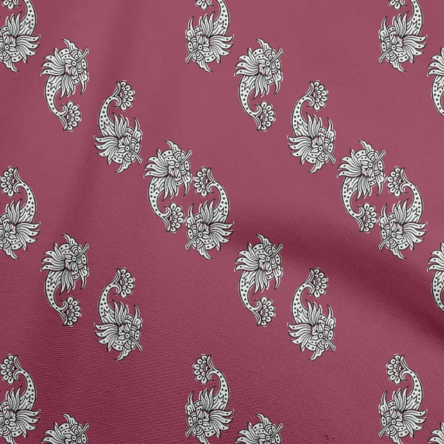 oneOone Velvet Pink Fabric Block Sewing Craft Projects Fabric Prints By Yard 58 Inch Wide-LE