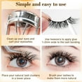 thumbnail image 6 of EKIND False Eyelashes, 7 pairs of thick and fluffy false eyelashes, 3D curling eyelashes, professional false eyelashes, thick and natural false eyelashes, thick and soft false eyelashes (hybrid), 6 of 7