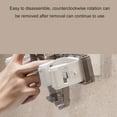 thumbnail image 3 of MOMOJIA Multifunctional Broom and Mop Holder Wall Mount Designs Suction Mop Hanger Hooks Rack for Home Office Utility Room, 3 of 8