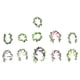 thumbnail image 4 of Naiovety 2 bolsas de flores artificiales para bodas con capacidad de prensado en caliente con exquisito rosa denso de 1,8 m Type2 NO2, 4 of 6