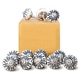 thumbnail image 6 of Luxe Designs | Set of 12 Decorative Black and White Floral Ceramic Knobs - Drawer Pulls for Office Drawers, Room Cupboard, Kitchen and Bathroom Cabinets, 6 of 8
