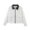 White, variant on OIOLOYJM Womens Corduroy Jackets Causal Contrast Collar Zip Up Long Sleeve Comfortable Cropped Jackets Fall Winter Casual Vintage Basic Outdoor Coat with Pockets Khaki L