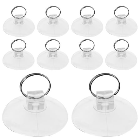 10 Pcs Heavy Duty Rubber Cup Hooks for Doors, , Walls - Strong Cup Hangers for Home and Office