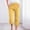 #Yellow, variant on DPTALR Women's Fashion Casual Solid Color Elastic Waist Loose Straight Wide-Leg Pocket Trousers,Coffee,Size XXXXXL