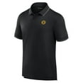 thumbnail image 2 of Men's Fanatics Black Boston Bruins Front Office Pique-Polo, 2 of 3