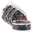 thumbnail image 2 of Paquete de 5 contenedores para coronas navideñas de 24", bolsa de almacenamiento (transparente), 2 of 5