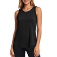 thumbnail image 1 of Hngshg Camisoles Grande Taille pour Femmes à Volants Sans Manches Amples Décontractées Col Rond T-Shirts Classiques Été Vacances Sortie Tee, 1 of 9