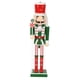 thumbnail image 3 of Adorno navideño de cascanueces, decoración de mesa, figura, estatua, cascanueces de madera C, 3 of 9