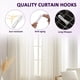 thumbnail image 4 of 100 Ajustables para Cortinas Plisadas de 9 cm, Pasadores de Plástico para Cortinas Plisadas, Ideales para Ventanas y Puertas., 4 of 5