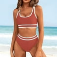 thumbnail image 1 of Women's 2025 High Waisted Contrasting Colors Bikini Set S-XL, 1 of 7