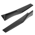 thumbnail image 3 of Unique Bargains 2pcs 45cm PP Plastic Side Skirt Splitters Diffusers Universal Black for Car, 3 of 7