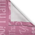 thumbnail image 3 of Ambesonne Thank You Kitchen Curtains, Thankful Message Pink, 55"x45", Pale Fuchsia Pale Pink, 3 of 3