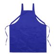 thumbnail image 3 of Unique Bargains H Style Apron Kitchen Cooking Aprons Long Artist Painting Apron with 2 Pockets Blue, 3 of 5