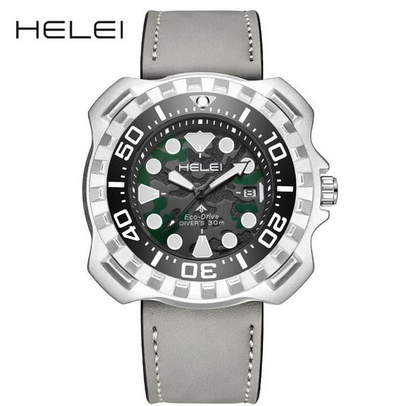 HELEI Men's Quartz Watch Waterproof Wristwatches 798207442429