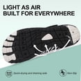 thumbnail image 2 of BERANMEY Barefoot Waters Shoes for Women Men Upgrade Wide Toe Box Voyabarefoot Hiking Shoes Non-Slip Adjustable Comfortable Slip-On for Outdoor Hiking & Beach Walking Travel, 2 of 5