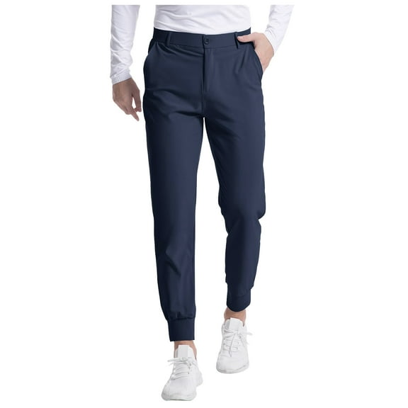 Pants for Men – Relaxed Techwear Joggers for Gym Days Men's Casual Solid Color Casual Business Pants Fashion Pants Men's Pants