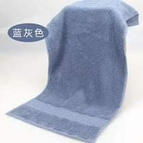 Namzi Cotton Towels - 2 Pack 13 by 29 Inch – Decorative, Extra Absorbent and Soft Face Towel, Ideal for Bathroom and Powder Room-Blue Grey