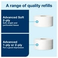 thumbnail image 2 of Tork Twin Mini Jumbo Toilet Paper Roll Dispenser White T2, Protects Rolls, Elevation Range, 5555200, 2 of 6