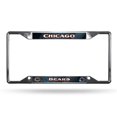 thumbnail image 1 of Chicago Bears License Plate Frame Chrome EZ View, 1 of 1