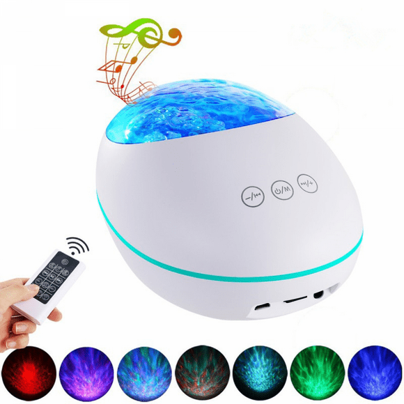 Galaxy Projector Star Light LED Ceiling Starry Skylight Night Sea Starlight Ocean Wave Space Music Projection Lamp Kid Bedroom Decoration