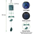 thumbnail image 3 of LINLIN Solar Wind Chimes, Jevrpley Solar Lanterns Light Garden Hanging Decor Color Changing Solar Butterfly Bell Wind Chimes Unique Gifts for Mom Grandma Women Wife Outdoor Garden Lawn Yard Decor, 3 of 7