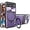 Purple, variant on for Google Pixel 9 Pro/Pixel 9 2024  Case with Magnetic Ring Kickstand, Rugged Military Grade Shockproof Heavy Duty Case with Slide Camera Lens Cover for Google Pixel 9 Pro JS-Red