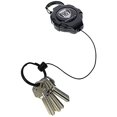 thumbnail image 1 of GFDYREE Heavy Duty Retractable Ratchit Keychain Tether Reel for Multiple Keys with Clip (Large Polycarbonate Body) - Stays Extended Kevlar Cord Lanyard Leash - (Carabiner Attachment), 1 of 7