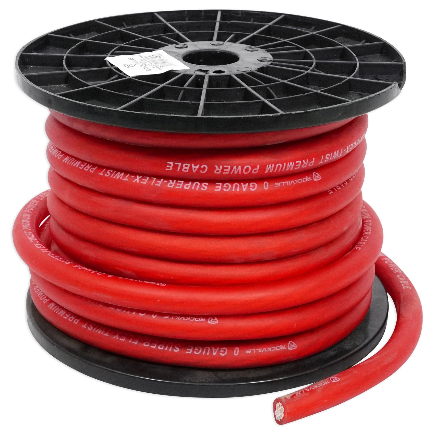 Rockville RED 16G50 OFC 16 Gauge 50 Foot 100% Copper Speaker Wire